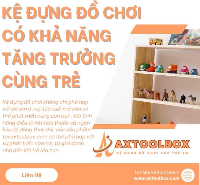 Hướng dẫn lắp ráp KỆ ĐỰNG ĐỒ CHƠI CHO TRẺ EM AXTOOLBOX